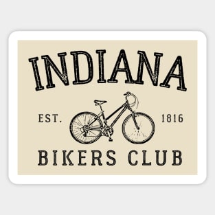 Indiana Bikers Club- Bicycle Sticker